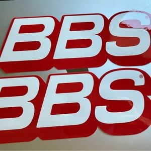 BBS wheels authentic sticker BMW Porsche Volkswagen Honda Toyota racing DUB